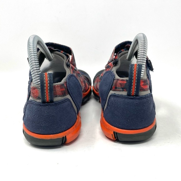 Keen Newport H2 Waterproof Sandals Orange Blue Youth 5 - Picture 5 of 8